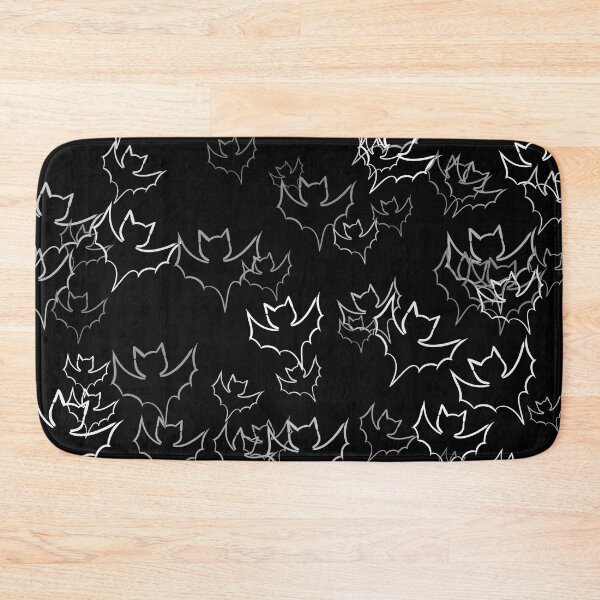 Item preview, Scattered Bats - Black and White designed and sold by FinapplePudding.