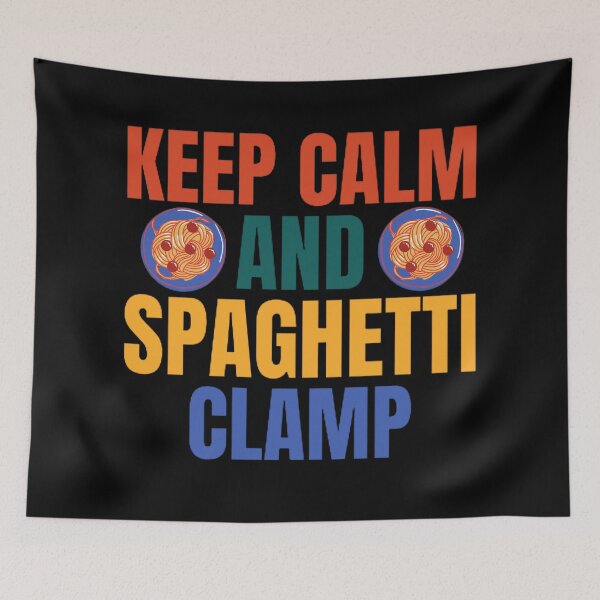 Item preview, Keep Calm And Spaghetti Clamp  designed and sold by mystylecorner.