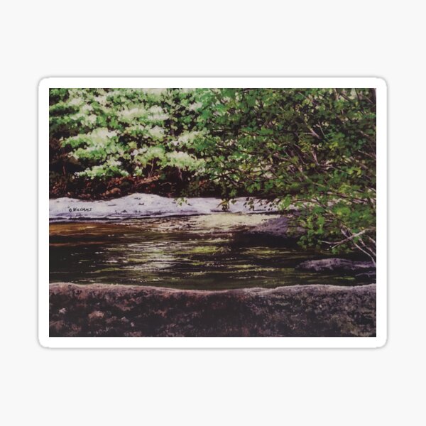 Item preview, Spring Creek, Rocky Bluff trail designed and sold by GregWilliamsArt.