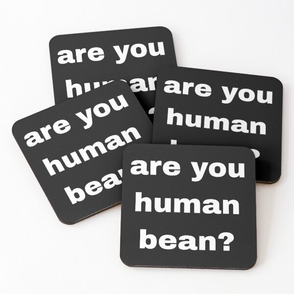 Item preview, are you human bean. designed and sold by Artfits.