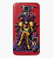 Funda/vinilo para Samsung Galaxy Metroid - The Huntress Throne (con Mario)