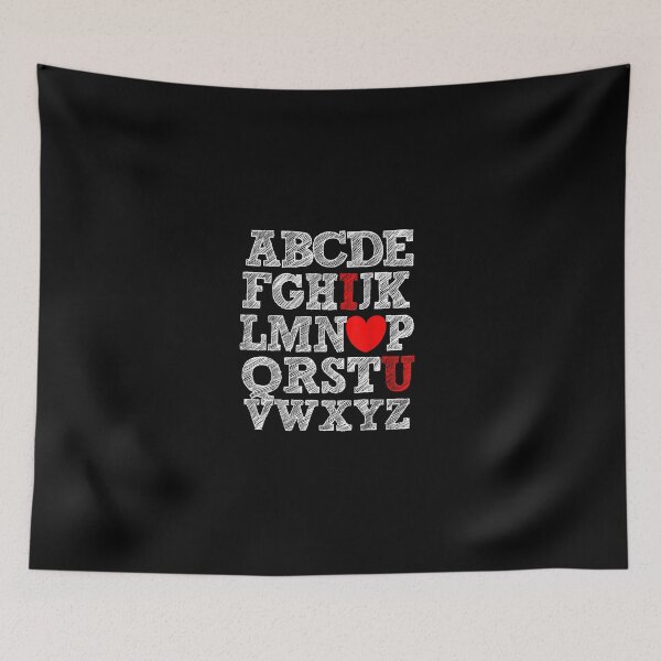 Item preview, Alphabet ABC I Love You Shirt Valentines Day I Heart You designed and sold by itsthekween.