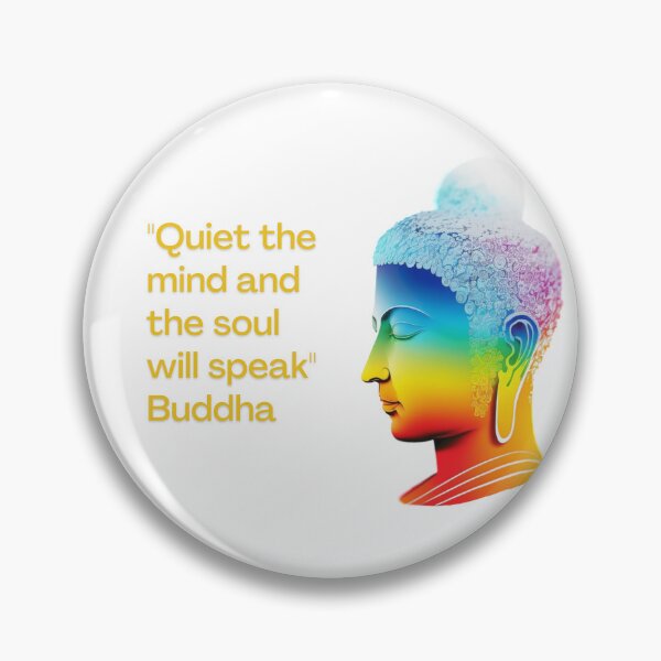 Item preview, Buddha - Quiet the mind and the soul will speak designed and sold by RetComly.