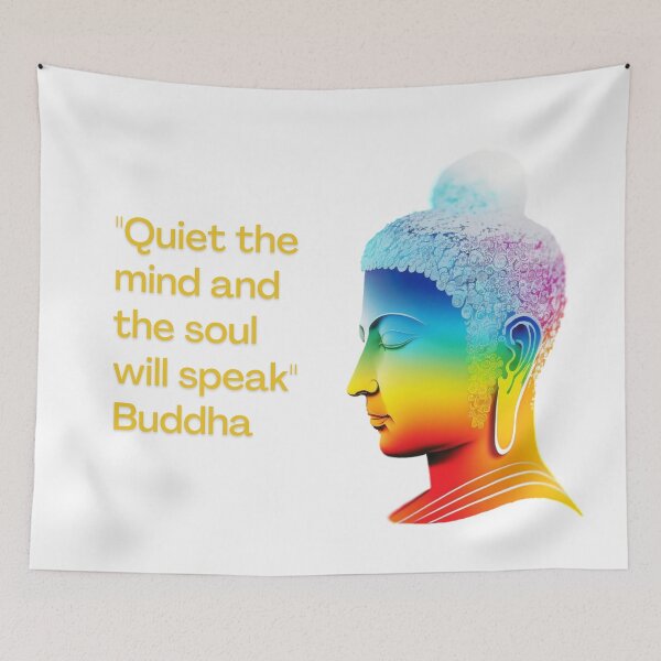 Item preview, Buddha - Quiet the mind and the soul will speak designed and sold by RetComly.