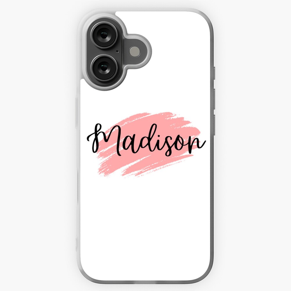 Quote Cursive Madison Name Sticker
