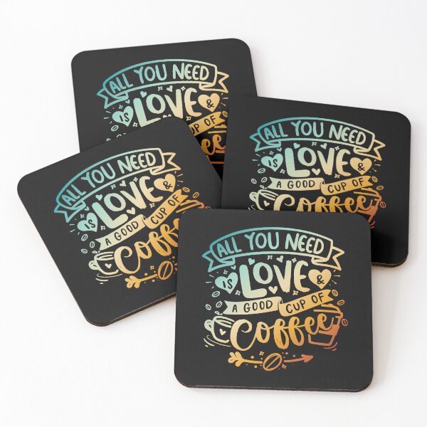 Item preview, All I Need Is Love And A Good Cup Of Coffee designed and sold by samah82.