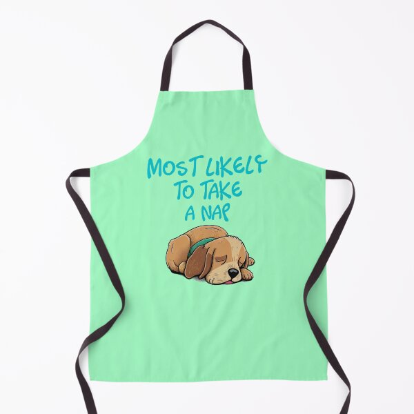 Item preview, Most Likely to Take a Nap - Cute Dog Design designed and sold by schizarty.