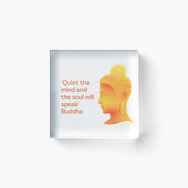 Item preview, Buddha - Quiet the mind and the soul will speak designed and sold by RetComly.