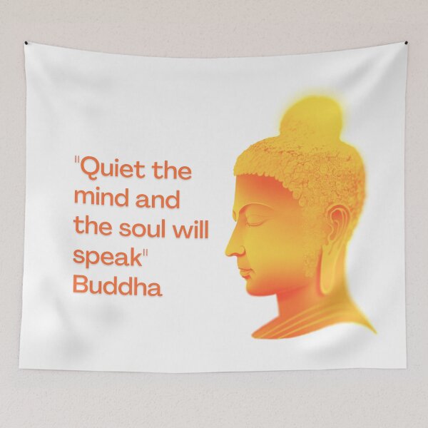 Item preview, Buddha - Quiet the mind and the soul will speak designed and sold by RetComly.
