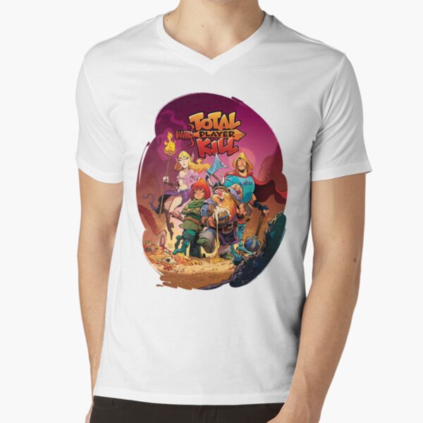 Total Player Kill Splash V-Neck T-Shirt