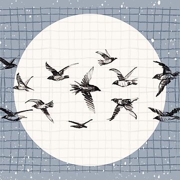 Artwork thumbnail, Birds in Flight by aimeemacillo