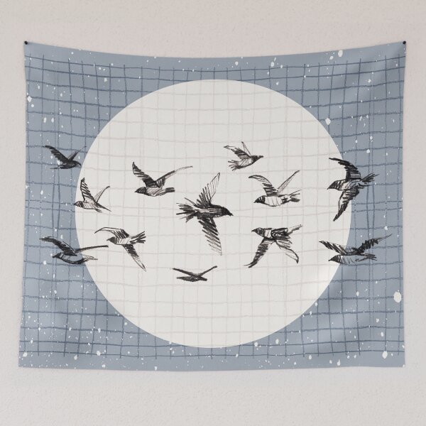 Aperçu de l'œuvre Oiseaux en vol créée et vendue par aimeemacillo.