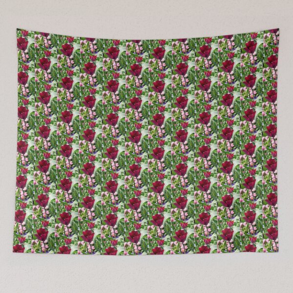 Item preview, nature, flora, spring, tulips, red, photography, bebicervin designed and sold by BebiCervin.