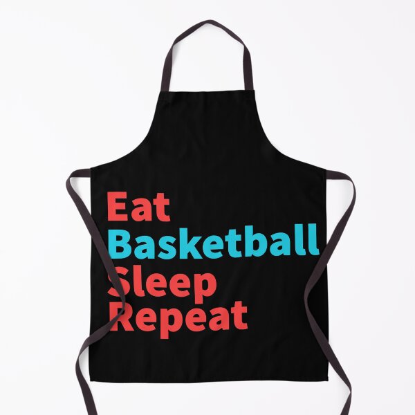 Item preview, Eat Basketball sleep repeat-inspirational, sports red and blue designed and sold by Master4art.