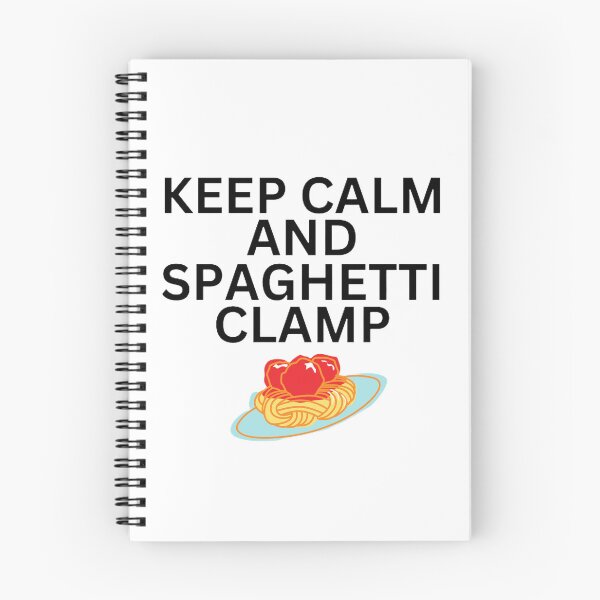 Item preview, Keep Calm And Spaghetti Clamp designed and sold by mystylecorner.
