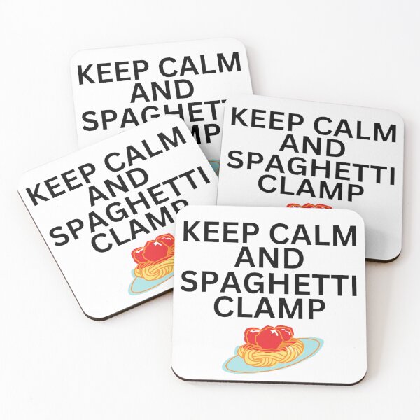 Item preview, Keep Calm And Spaghetti Clamp  designed and sold by mystylecorner.