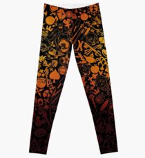 Kingdom Hearts - Keyhole (orange) Leggings