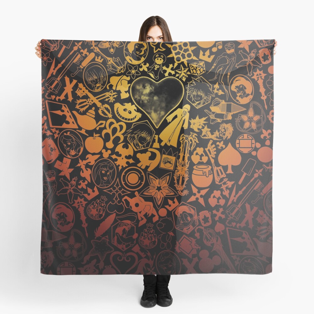 Kingdom Hearts - Keyhole (orange) Scarf