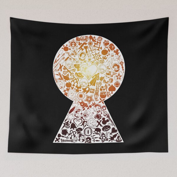 Item preview, Kingdom Hearts - Keyhole (orange) designed and sold by seviesphere.