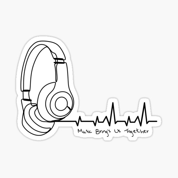 Headphone Quotes Stickers for Sale