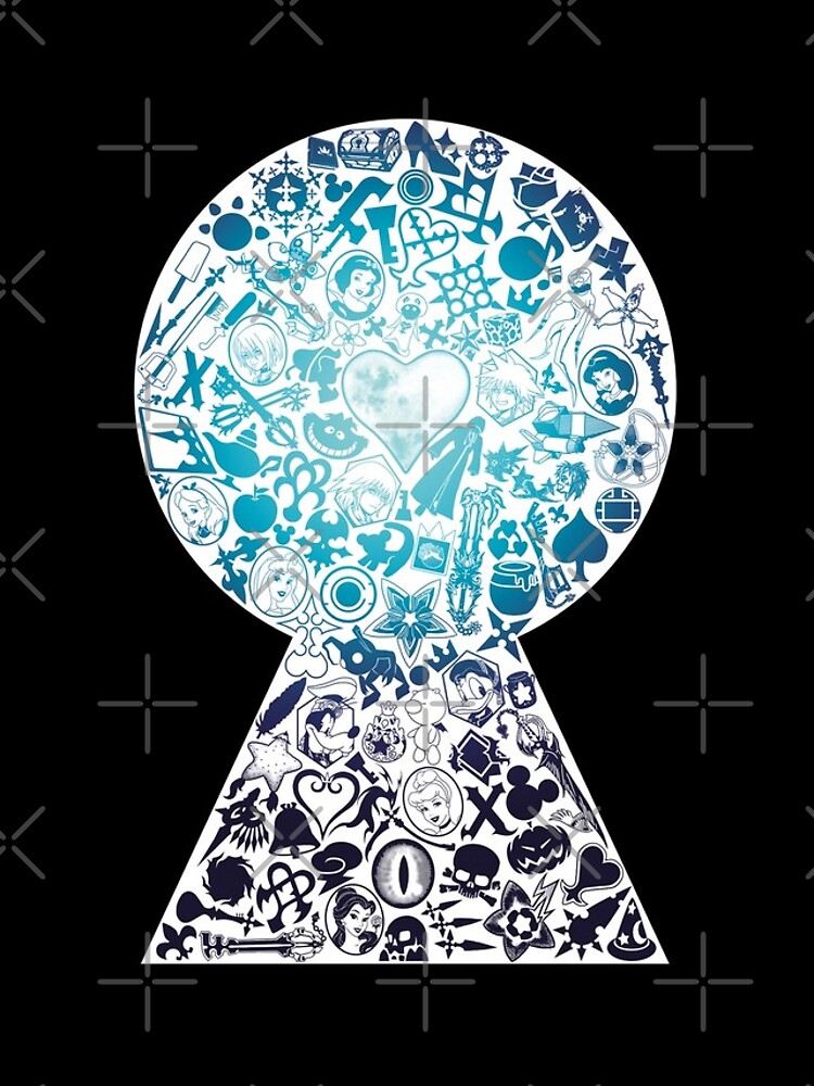 Kingdom Hearts - Keyhole (blue) by seviesphere