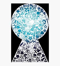 Kingdom Hearts - Keyhole (blue) Photographic Print
