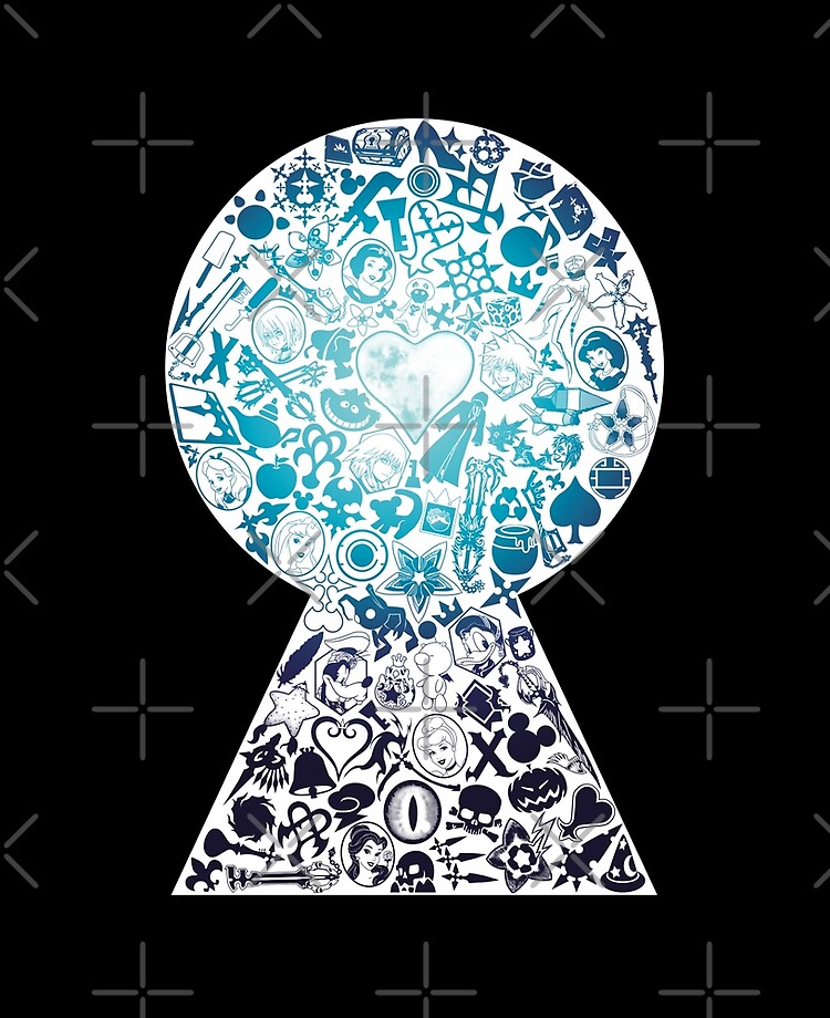 Kingdom Hearts - Keyhole (blue) iPad Case & Skin for Sale by seviesphere