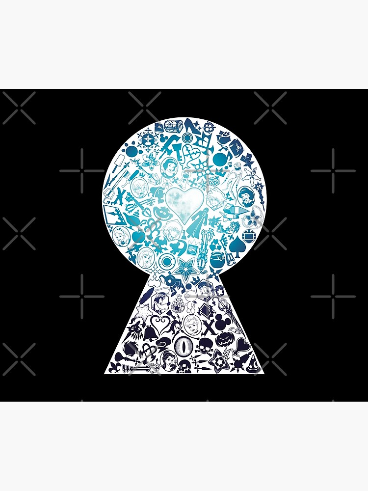 Kingdom Hearts - Keyhole (blue) by seviesphere