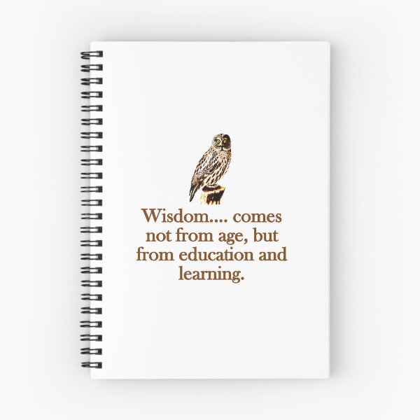 Item preview, Wisdom Comes Not From Age designed and sold by CrankyOldDude.