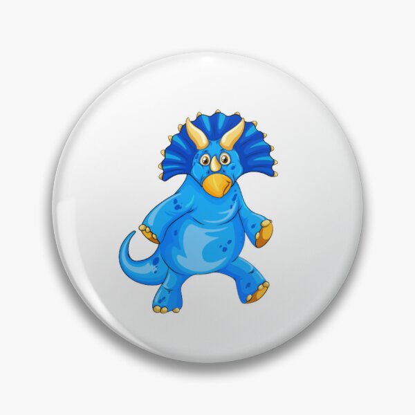 Item preview, Triceratops dancing in blue designed and sold by crazy-indian.