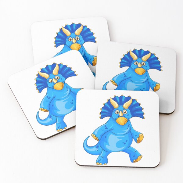 Item preview, Triceratops dancing in blue designed and sold by crazy-indian.