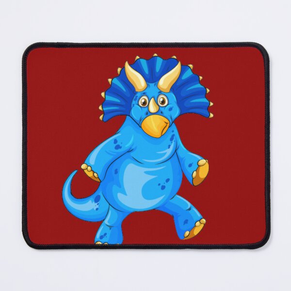 Item preview, Triceratops dancing in blue designed and sold by crazy-indian.