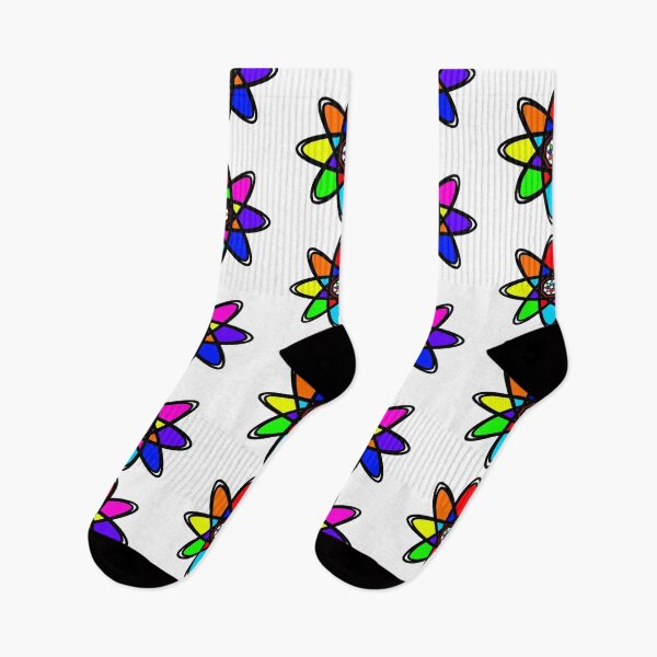 Item preview, Rainbow Atom - Colorful Pride Colors  designed and sold by ArtsoftheHeart.