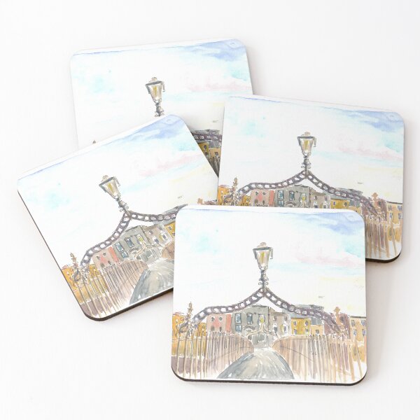 Item preview, Ha’penny Bridge Impressions in Dublin Droichead na Life designed and sold by artshop77.