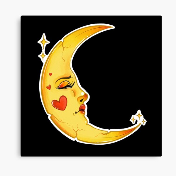 FERTILIZED MOON Canvas Print