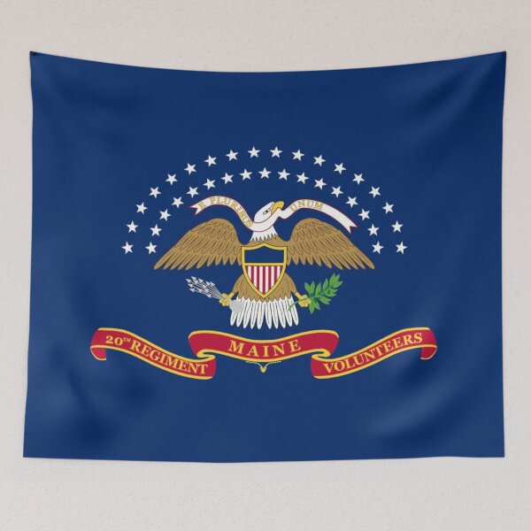 Item preview, 20th Maine Infantry Regimental Flag - Civil War designed and sold by LordRivers.