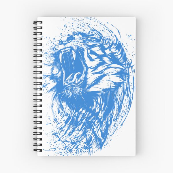 Item preview, Ink Tiger Wild Blue designed and sold by RafaelLima7.
