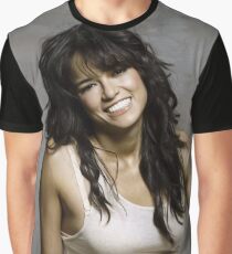 Zeman Michelle Rodriguez - Celebrity (Oil Paint Art) Graphic T-Shirt
