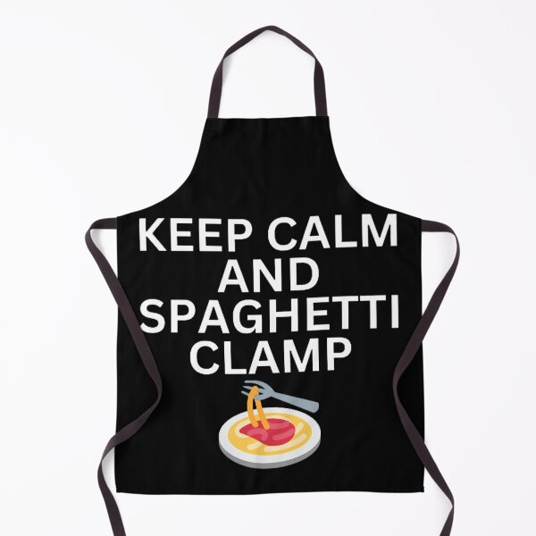 Item preview, Funny Keep Calm And Spaghetti Clamp  designed and sold by mystylecorner.