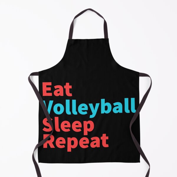 Item preview, Eat Volleyball sleep repeat-inspirational, sports red and blue designed and sold by Master4art.