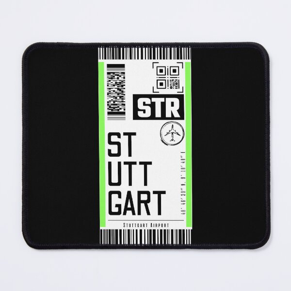 Item preview, STUTTGART STR classic luggage tag boarding pass stickers designed and sold by LeddsoDello.