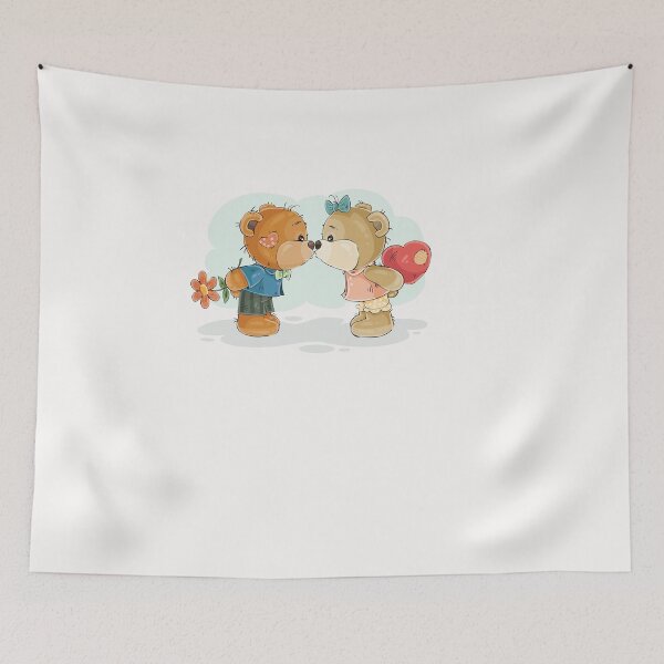 Item preview, significant otters - otters holding hands designed and sold by exponentialart.
