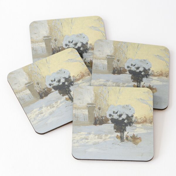 Item preview, Winter scenery - The artist's garden at Trou-Louette, Liege by Ivan Pokhitonov designed and sold by AR-shop.