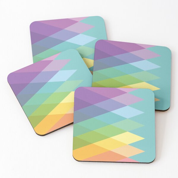 Item preview, Geometric Rainbow Triangles designed and sold by mrshelenbee.