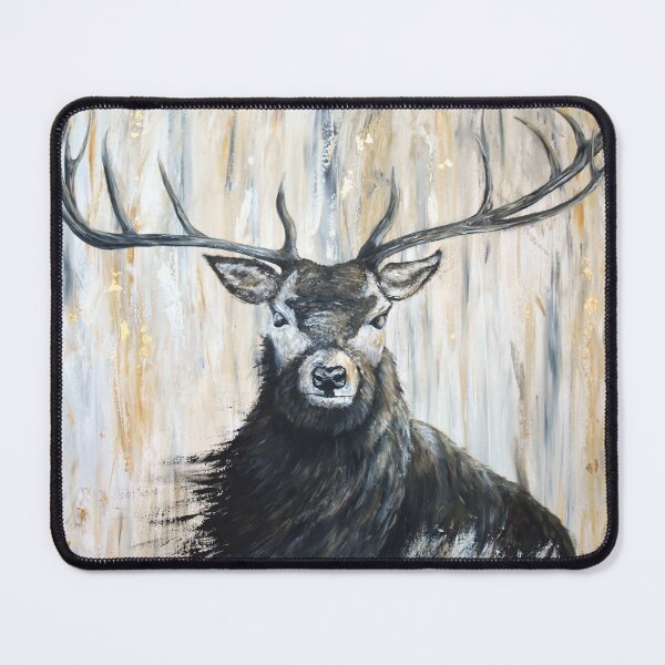 Item preview, Winter stag in forest designed and sold by Debbie’s Sketchbook.