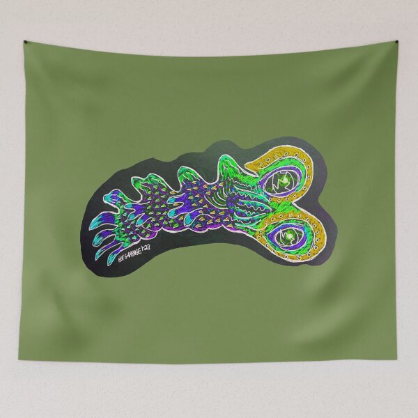 Item preview, Mutant Fish 1 (Black) designed and sold by Discordant Dreams Art.