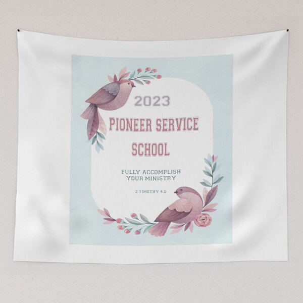 Item preview, PIONEER SERVICE SCHOOL 2023 Spiral Notebook designed and sold by crafts-gift.