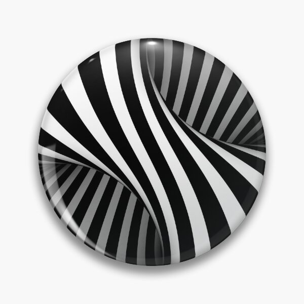 Item preview, Black and White Spiral 3-D Illusion designed and sold by PrintPortal.