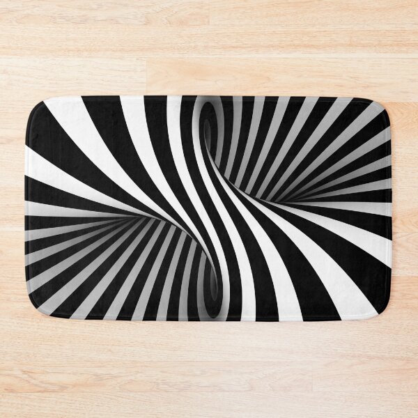 Item preview, Black and White Spiral 3-D Illusion designed and sold by PrintPortal.