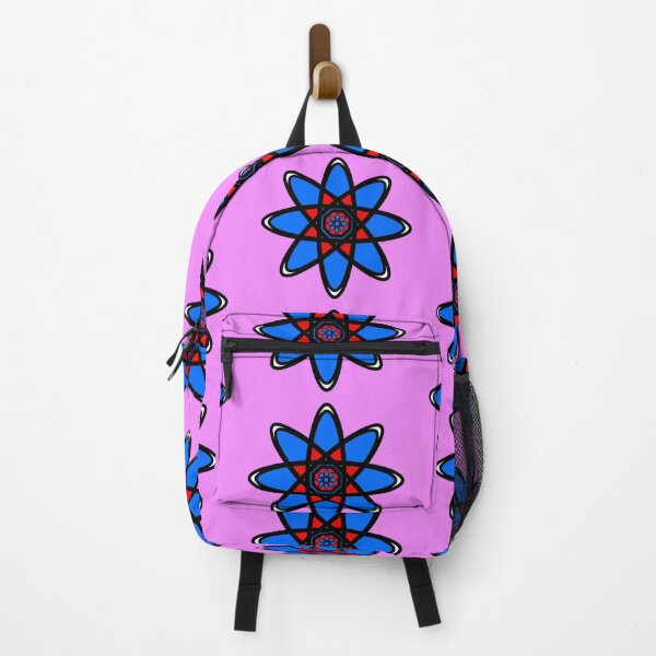 Item preview, Blue & Red Atom - Colorful Pride Colors designed and sold by ArtsoftheHeart.